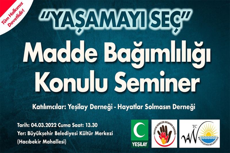Van Büyükşehir Belediyesinden ‘madde bağımlılığı’ semineri