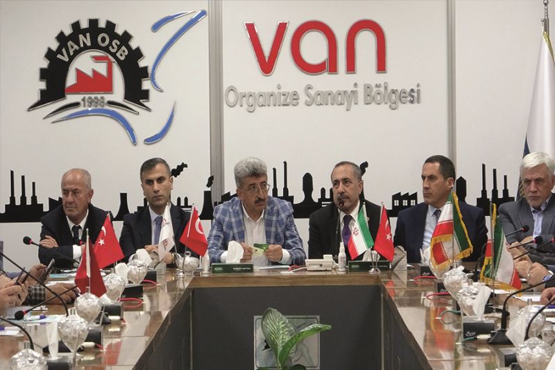 Van OSB’de İranlı firmanın demir- çelik boru fabrikasının temeli atıldı.