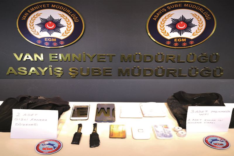 Van’da kopya düzeneği ele geçirildi
