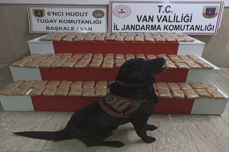 Çaldıran’da 72 kilo 500 gram eroin ele geçirildi