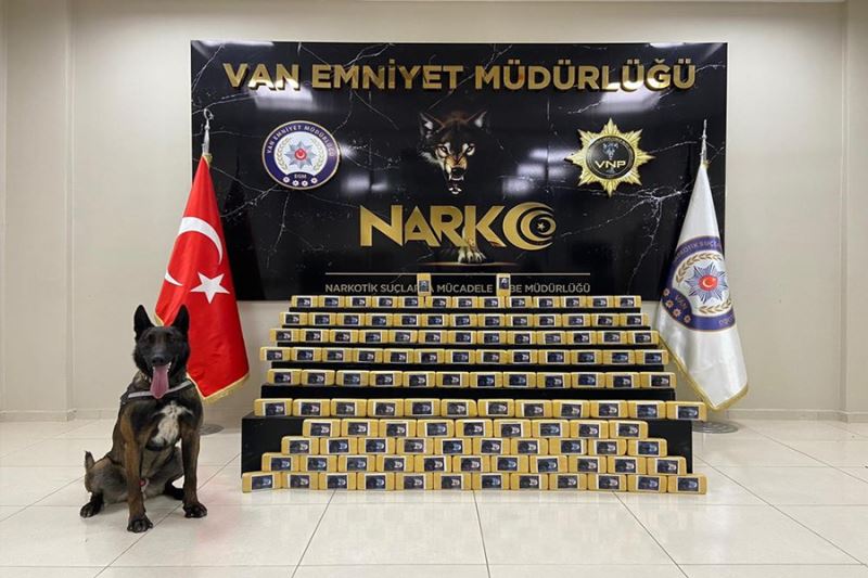 Van’da 67 kilogram eroin ele geçirildi