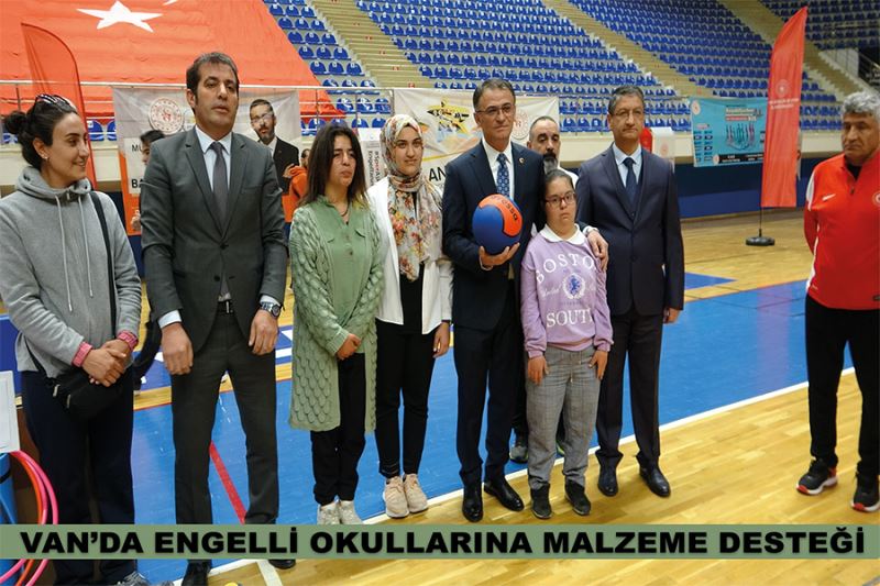 Van’da engelli okullarına malzeme desteği