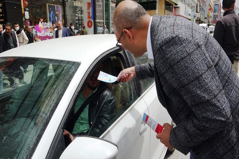 Van’da trafik haftası nedeniyle sürücüler uyarıldı