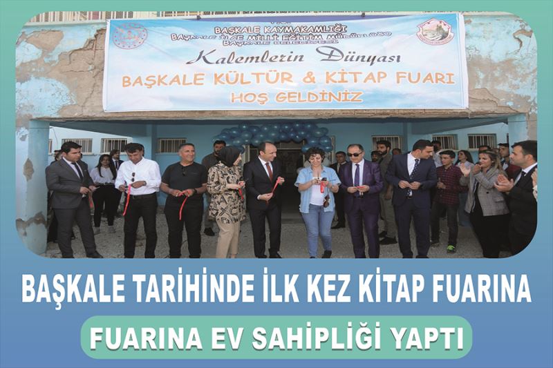Başkale tarihinde ilk kez kitap fuarına ev sahipliği yaptı