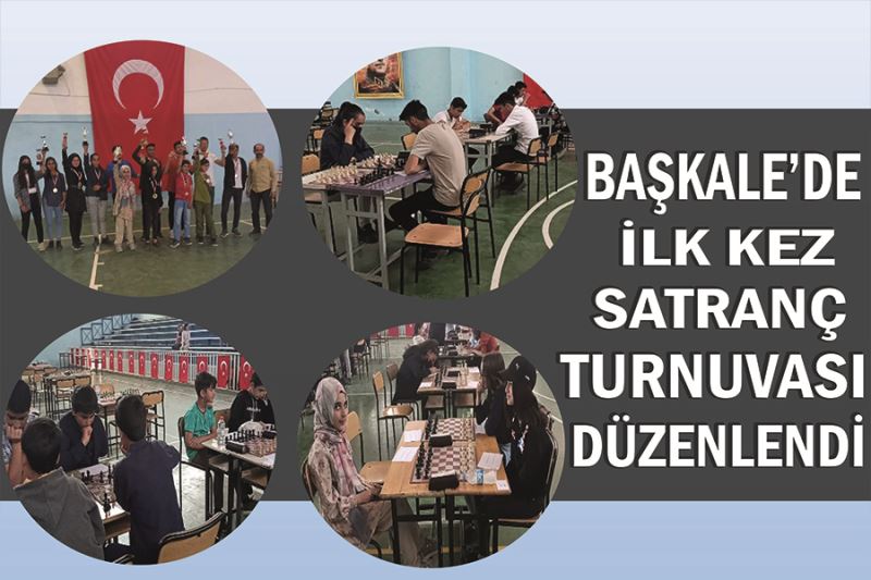 Başkale’de ilk kez satranç turnuvası düzenlendi