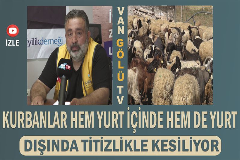 Kurbanlar hem yurt içinde hem de yurt dışında titizlikle kesiliyor