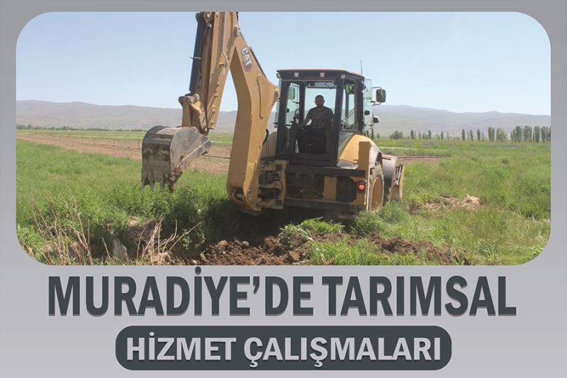 Muradiye’de tarımsal hizmet çalışmaları