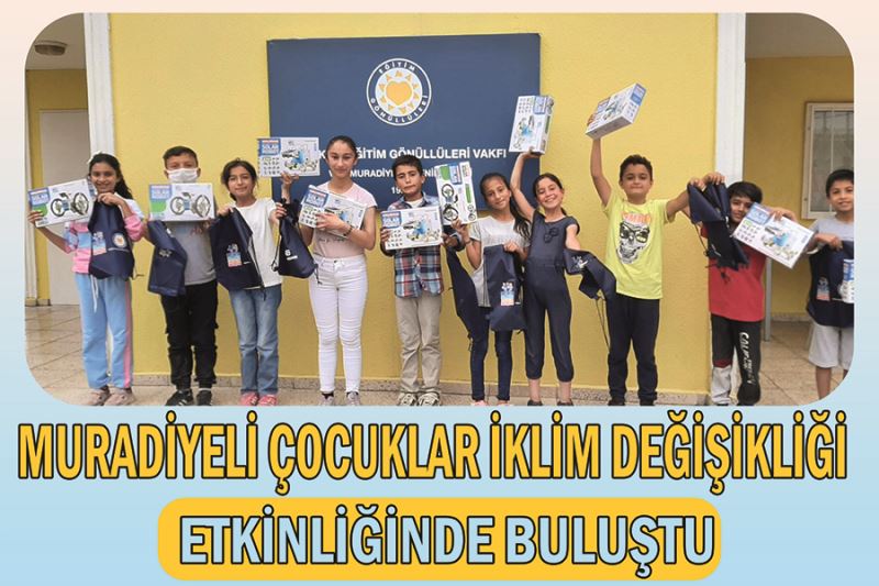 Muradiyeli çocuklar iklim değişikliği etkinliğinde buluştu