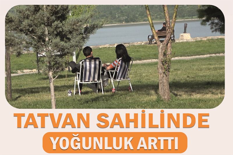 Tatvan sahilinde yoğunluk arttı